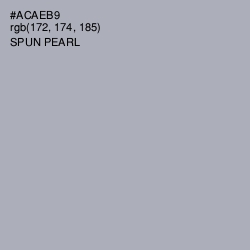 #ACAEB9 - Spun Pearl Color Image